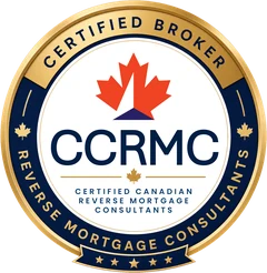 CCRMC designation seal: Certified Canadian Reverse Mortgage Consultants